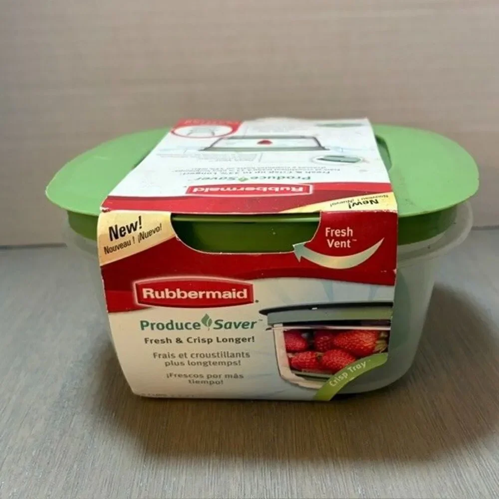 Vintage Rubbermaid Produce Saver 5 cups Fresh & Crisp Longer New Old Stock